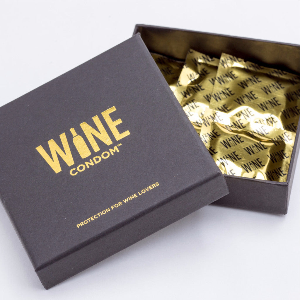 WINE CONDOMS ARE CURRENTLY IN STOCK ONLY ON AMAZON